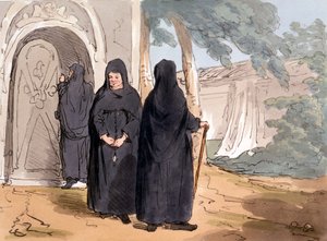 修道女、1804 作： John Augustus Atkinson